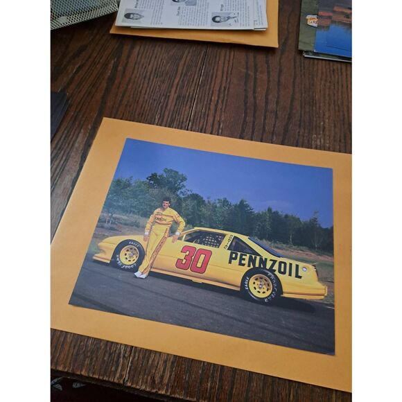 Vintage Michael Waltrip Pennzoil 30 Driver Card Bahari Racing NASCAR Winston Cup - Picture 1 of 2